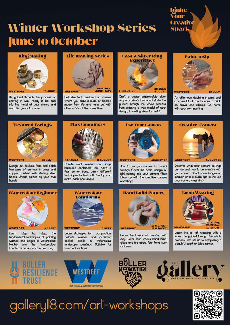 Ignite Your Creative Spark: Buller Kawatiri Winter Workshop Series ...