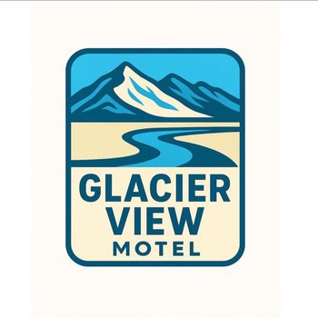 Glacier View motel logo