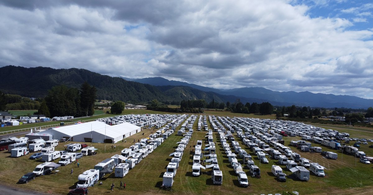 Reefton's population nearly triples with motorhome rally | West Coast NZ
