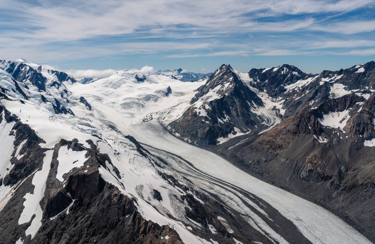 Tasman Glacier.