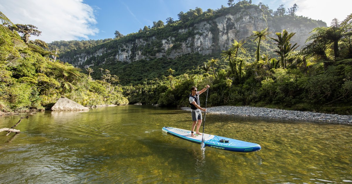 Waka Puna Ecruiser, Kayak & SUP Hire West Coast NZ