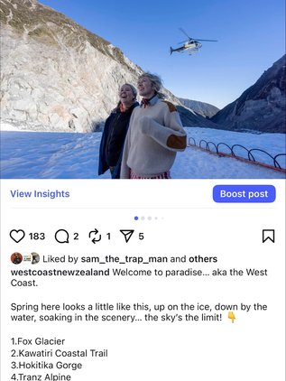 WC Instagram screenshot